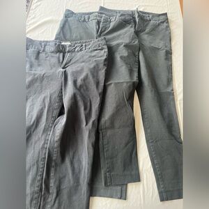 Old Navy Black Pixie Pants - Set of 3